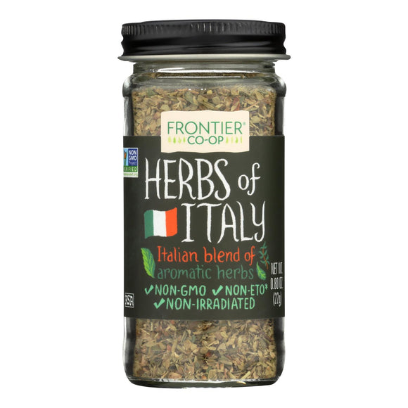 Frontier Herb International Seasoning - Herbs Of Italy - Salt Free - .80 Oz