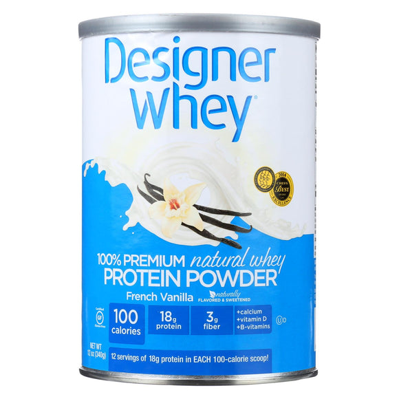 Designer Whey - Protein Powder - French Vanilla - 12 Oz