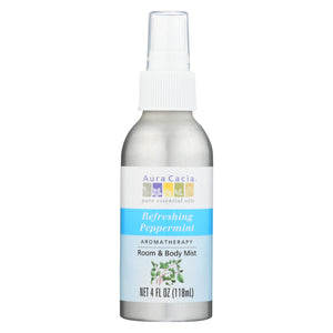 Aura Cacia - Aromatherapy Mist Peppermint Harvest - 4 Fl Oz