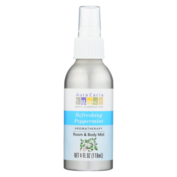 Aura Cacia - Aromatherapy Mist Peppermint Harvest - 4 Fl Oz