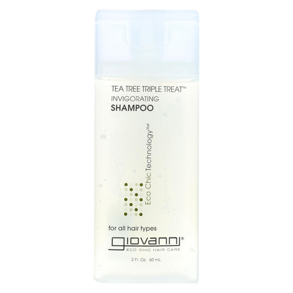 Giovanni Shampoo Tea Tree Triple Treat - 2 Fl Oz - Case Of 12