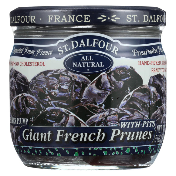 St Dalfour Prunes - French - Giant - With Pits - 7 Oz - Case Of 6