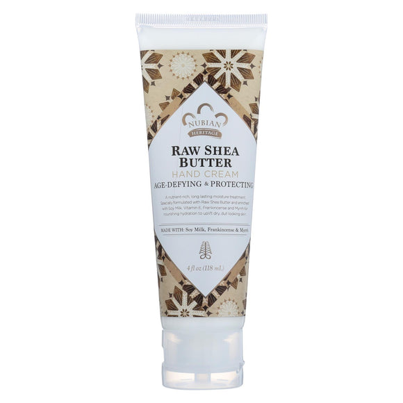 Nubian Heritage Hand Cream - Raw Shea With Frankincense - 4 Oz