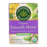 Traditional Medicinals Organic Smooth Move Peppermint Herbal Tea - 16 Tea Bags - Case Of 6