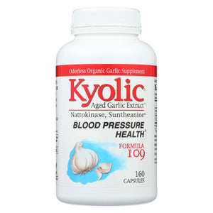 Kyolic - Aged Garlic Extract Blood Pressure Health Formula 109 - 160 Capsules