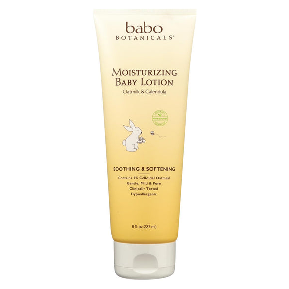 Babo Botanicals - Oatmilk Calendula Moisturizing Baby Lotion - 8 Fl Oz