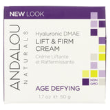 Andalou Naturals Age-defying Hyaluronic Dmae Lift And Firm Cream - 1.7 Fl Oz