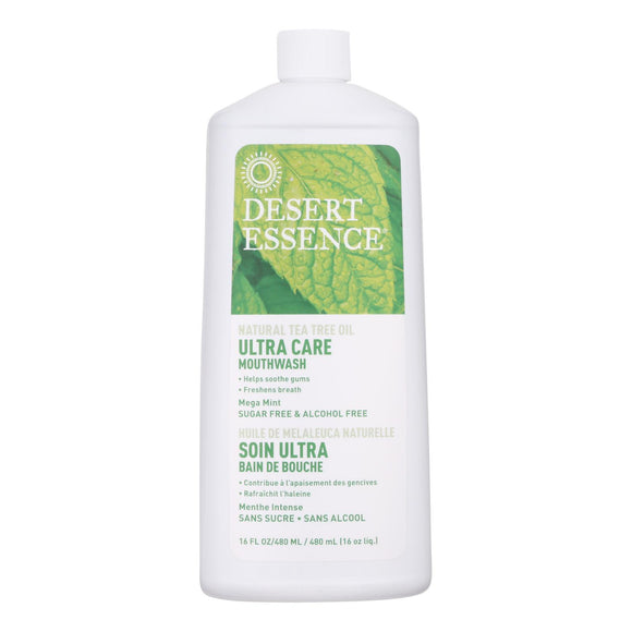 Desert Essence - Mouthwash - Tea Tree U/care Mint - 16 Fl Oz