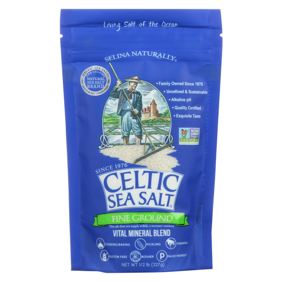 Celtic Sea Salt - Fine Ground Sea Salt - Case Of 6