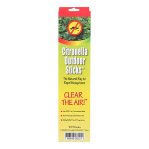 Neem Aura Naturals Outdoor Citronella Sticks - 10 Count