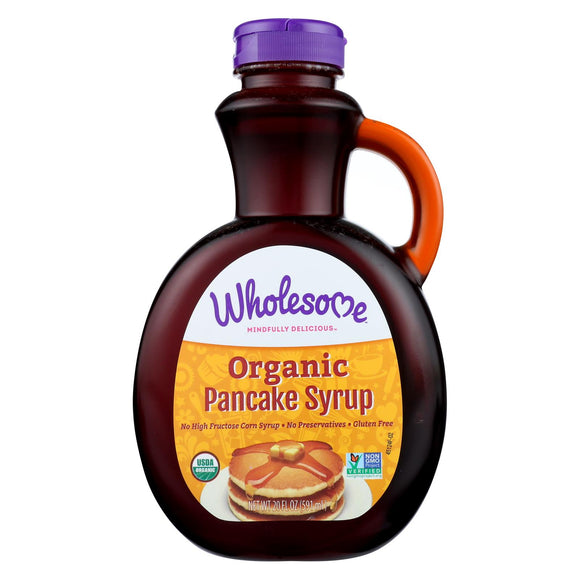 Wholesome Sweeteners Pancake Syrup - Organic - Original - 20 Oz - Case Of 6