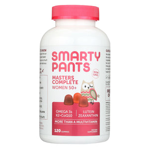 Smartypants Masters Complete Women 50+ Blueberry Orange Crème Strawberry Banana Gummies  - 1 Each - 120 Ct