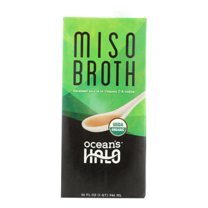 Ocean's Halo Broth Miso  - Case Of 6 - 32 Fz