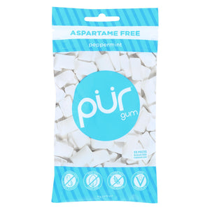 Pur Peppermint Gum  - Case Of 12 - 2.72 Oz