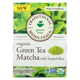 Traditional Medicinals - Green Tea Mtcha W/rce - Case Of 6 - 16 Bag