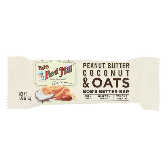 Bob's Red Mill - Bar Pnutbt Coconut Ots - Case Of 12 - 1.76 Oz