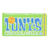 Tony's Chocolonely - Bar Chocolate Dk Almond Sea Salt 51% - Case Of 15 - 6.35 Oz