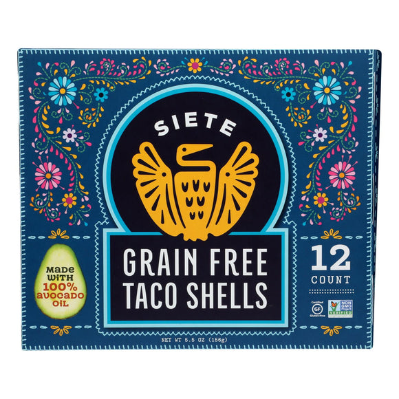 Siete - Taco Shells Grain Free - Case Of 12 - 5.5 Oz