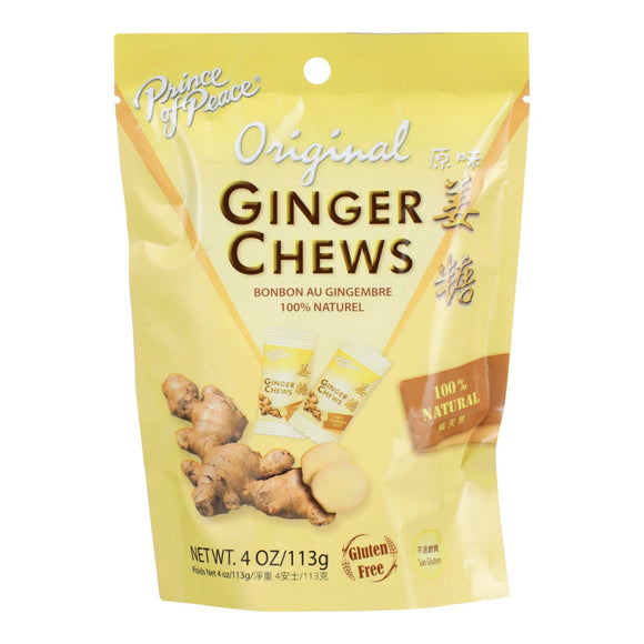 Prince Of Peace - Chews Ginger - 1 Each - 4 Oz