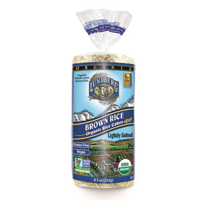 Lundberg Family Farms - Rice Cake Brown Saltd - Case Of 6-8.5 Oz