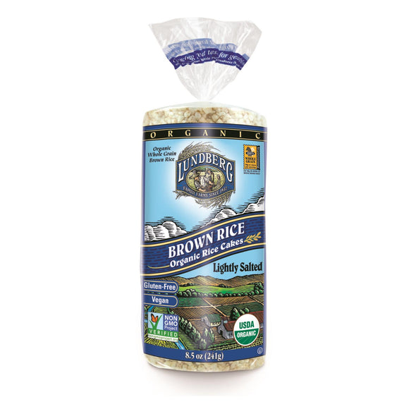 Lundberg Family Farms - Rice Cake Brown Saltd - Case Of 6-8.5 Oz