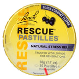 Bach Flower Remedies Rescue Pastilles Black Currant - 1.7 Oz - Case Of 12